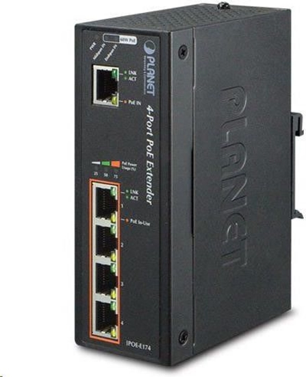 Picture of Repotec 4-Portowy przeduacz PoE (IPOE-E174)