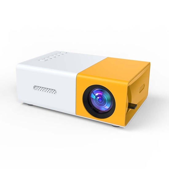 Изображение Riff YG300 mini projektors 1080P Full HD (12,7x5x8,3 cm) Yellow