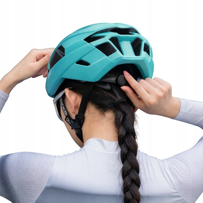 Изображение RockBros Kask rowerowy Rockbros LK-15 z wókna wglowego 58-62 cm - jasnoniebieski