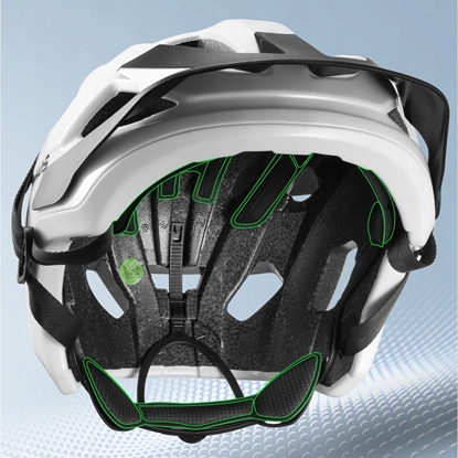 Изображение RockBros Kask rowerowy Rockbros LK-67 modzieowy z odpinanym daszkiem 5458 cm - biay