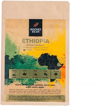 Изображение Rocket Bean - kawa ziarnista Etiopia Gedeb Chelbessa Washed Filter 200 g