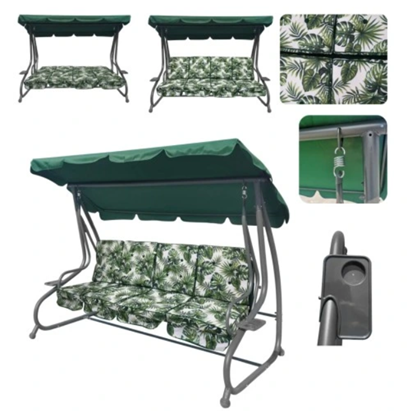 Attēls no RoGer Garden Swing 240 x 114 x 168 cm