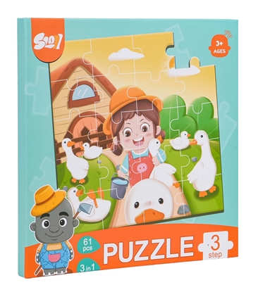Attēls no RoGer Magnetic Farm Puzzle + Book
