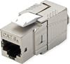 Picture of Roline Cat.6A (Class EA) Keystone, RJ-45, shielded, tool-free, GHMT, silver