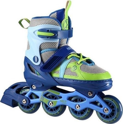 Attēls no Rolki Nils Extreme yworolki NJ1828A Nils Extreme niebiesko-zielone 31-34