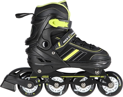 Attēls no Rolki Nils Extreme NH18191 z wymienn poz regulowane czarne r. 34-38