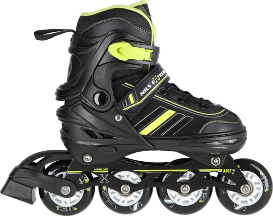 Picture of Rolki Nils Extreme NH18191 z wymienn poz regulowane czarne r. 34-38