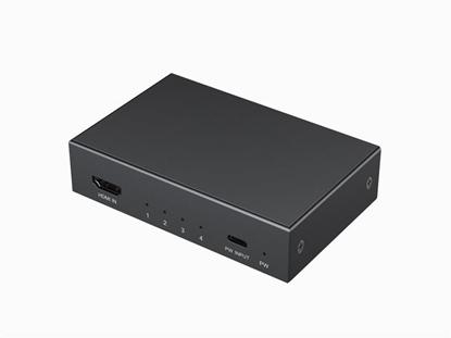 Изображение Sadalītājs Gembird HDMI 4 Ports 4K HDMI 30Hz black