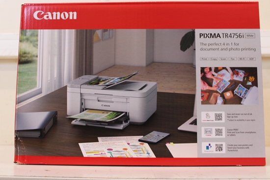Picture of SALE OUT. Canon IJ MFP PIXMA TR4756i WH EUR White | SALE OUT. Canon | PIXMA TR4756i | Inkjet | Colour | Multifunction printer | A4/Legal | Wi-Fi | White | DAMAGED PACKAGING