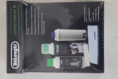 Attēls no SALE OUT. Delonghi DLSC306 Maintenance Care Kit for Bean to Cup & Espresso Coffee Machines, includes five cleaning accessories | DAMAGED PACKAGING AND DAMAGED ON FILTER BAG
