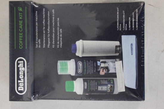 Изображение SALE OUT. Delonghi DLSC306 Maintenance Care Kit for Bean to Cup & Espresso Coffee Machines, includes five cleaning accessories | DAMAGED PACKAGING AND DAMAGED ON FILTER BAG
