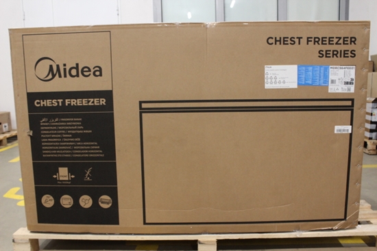 Picture of SALE OUT. Midea Freezer | MDRC564FEE01 | Energy efficiency class E | Chest | Free standing | Height 82.5 cm | Total net capacity 418 L | White | DAMAGED PACKAGING, BENT CORNER, BENT COVER