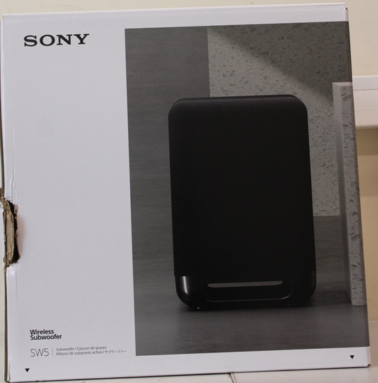 Picture of SALE OUT. Sony SA-SW5 Wireless 300W Subwoofer for HT-A9/A7000 | Sony Speaker | Subwoofer for HT-A9/A7000 | 300 W | 2 Ω | Wireless connection | Portable | Black | DAMAGED PACKAGING