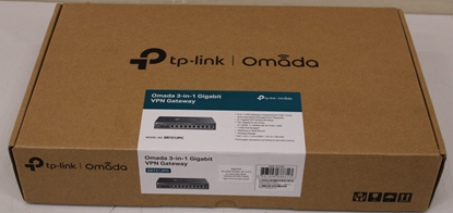 Изображение SALE OUT. TP-LINK Omada 3-in-1 Gigabit VPN Router | ER7212PC | 802.1q | 10/100/1000 Mbit/s | Ethernet LAN (RJ-45) ports 8 | Mesh Support No | MU-MiMO No | No mobile broadband | 24 month(s) | USED, SCRATCHED ON BACK