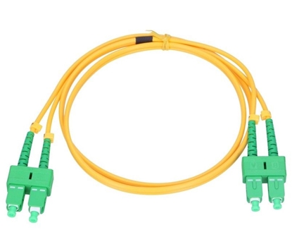 Изображение SC/APC-SC/APC Single Mode, Duplex, 3.0mm LSZH Yellow, 5m ::SC-1.1-1A5