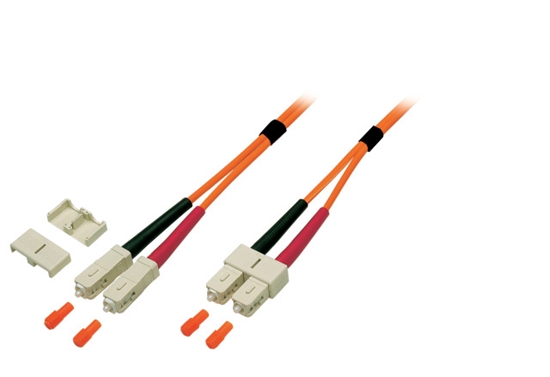 Изображение SC/UPC-SC/UPC MultiMode MM OM2 50/125, Duplex, 3.0mm LSZH Orange, 3m ::SC-1.2-1U3