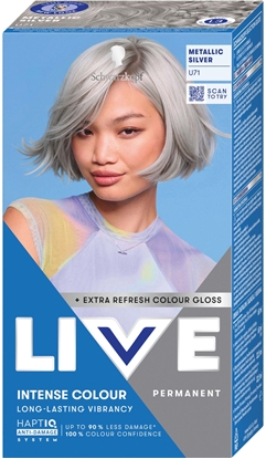 Изображение Schwarzkopf SCHWARZKOPF_Live Intense Colour farba do wosów U71 Metaliczny Srebrny