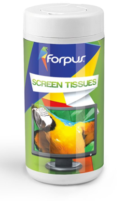 Attēls no Screen Cleaning Wet Wipes Forpus, (50 pcs.)