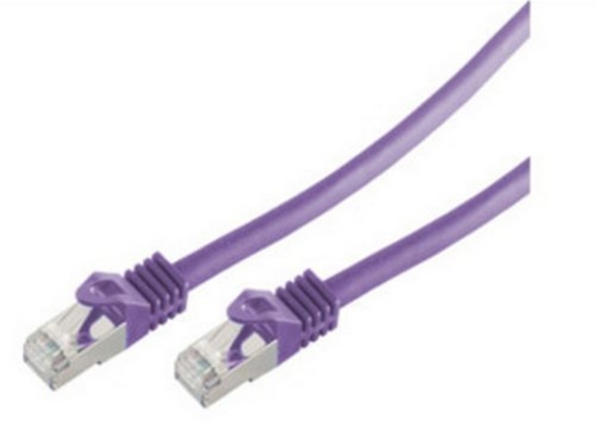 Picture of shiverpeaks BS75511-0.5V, 0.5 m, Cat7, S/FTP (S-STP), RJ-45, RJ-45, Violet