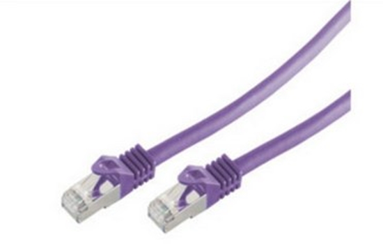Изображение shiverpeaks RJ45 Patchkabel S/FTP PIMF Cat.7 violett 7,5m