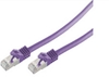 Изображение Shiverpeaks Patchcord BASIC-S Cat 7, S/FTP, PiMF, LSZH, fioletowy, 0.25m (BS75511-0.25V)