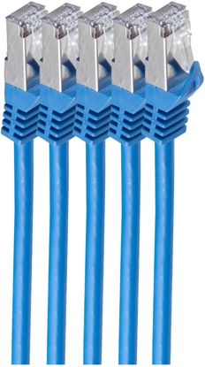 Picture of Shiverpeaks shiverpeaks BS75511-B-SET5 kabel sieciowy Niebieski 1 m Cat7 S/FTP (S-STP)