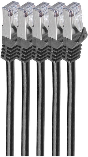 Picture of Shiverpeaks shiverpeaks BS75511-S-SET5 kabel sieciowy Czarny 1 m Cat7 S/FTP (S-STP)