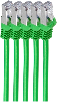 Изображение Shiverpeaks shiverpeaks BS75513-G-SET5 kabel sieciowy Zielony 3 m Cat7 S/FTP (S-STP)