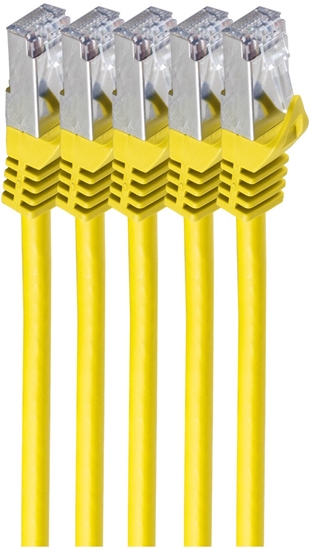 Изображение Shiverpeaks shiverpeaks BS75515-Y-SET5 kabel sieciowy óty 5 m Cat7 S/FTP (S-STP)