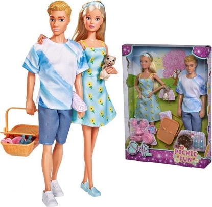 Attēls no Simba LALKA 29CM STEFFI KEVIN AKC NA PIKNIKU SIMBA WB