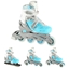 Изображение Skrituļslidas / Slidas NH18331  SET 4in1 BLUE SIZE M (35-38) NILS EXTREME