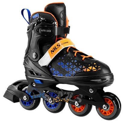 Изображение Skrituļslidas NH18190A IN-LINE SKATES/HOCKEY ICE SKATES SET 2IN1 BRAVE BLUE SIZE S(29-33) NILS EXTREME