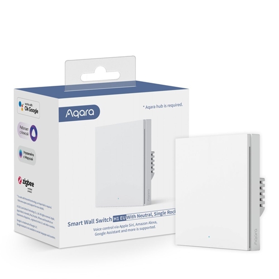 Picture of SMART HOME WIRED SWITCH SINGLE/WS-EUK03 GREY AQARA