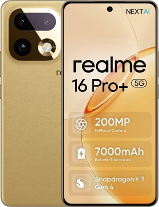 Attēls no Smartfon Realme 16 Pro+ 5G 8/256GB Zoty  (RLME_16PRO+)