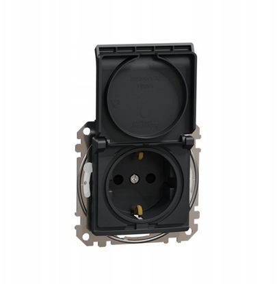 Attēls no SOCKET IP44 SDD214024 ANTRACITE