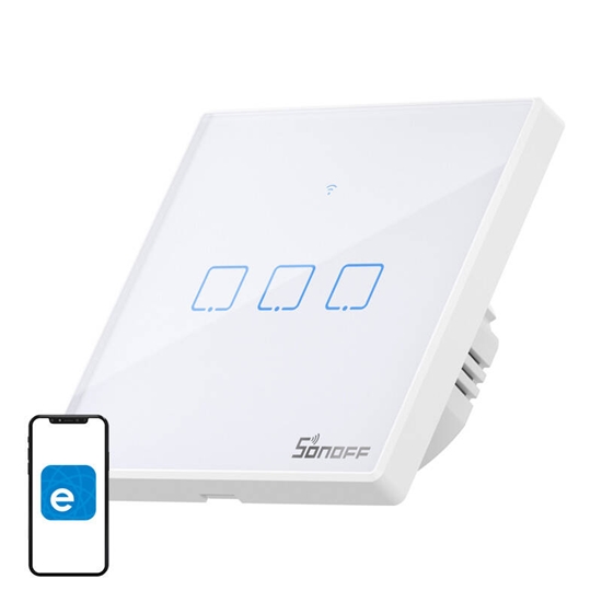 Picture of SONOFF TX Smart Light Touch Switch T2EU3C, Wi-Fi, RF