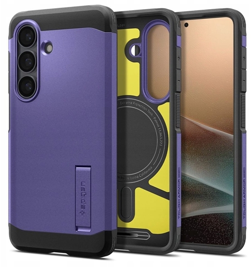 Изображение Spigen Etui Spigen Tough Armor Mag MagSafe do Samsung Galaxy S26+ Plus Ash Violet