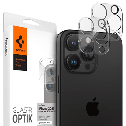 Изображение Spigen Optik.tR Camera Protector for iPhone 14 Pro