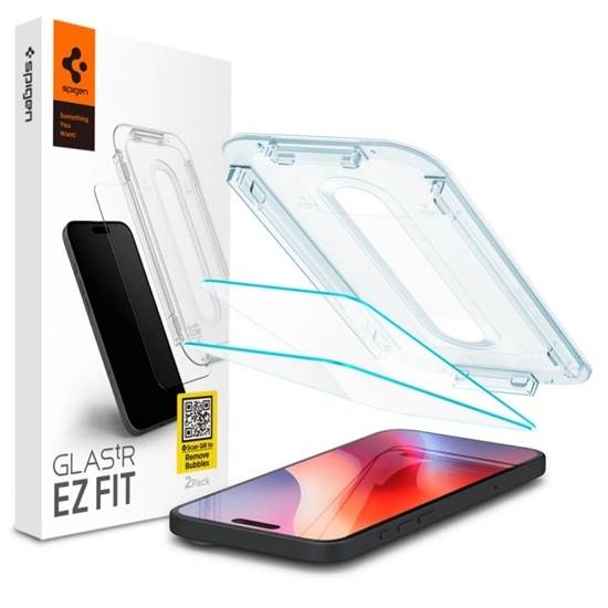 Изображение Spigen Spigen Glas.TR iPhone 16 Pro Max "EZ FIT" 2 szt. clear szko hartowane AGL07907