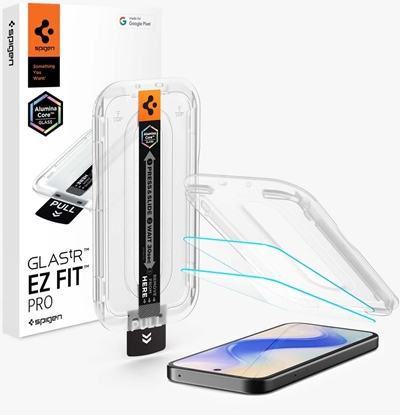 Attēls no Spigen SZKO HARTOWANE SPIGEN GLAS.TR "EZ FIT PRO AC" 2-PACK GOOGLE PIXEL 10A CLEAR