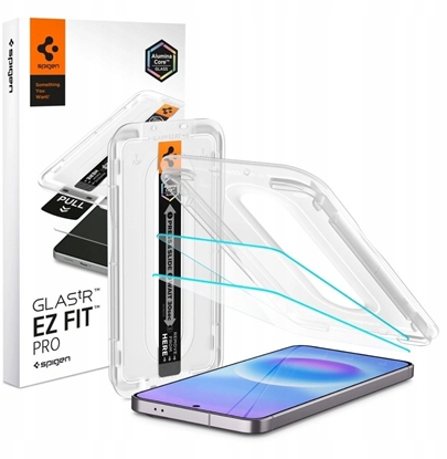 Attēls no Spigen SZKO HARTOWANE SPIGEN GLAS.TR "EZ FIT PRO" 2-PACK GALAXY A57 5G CLEAR