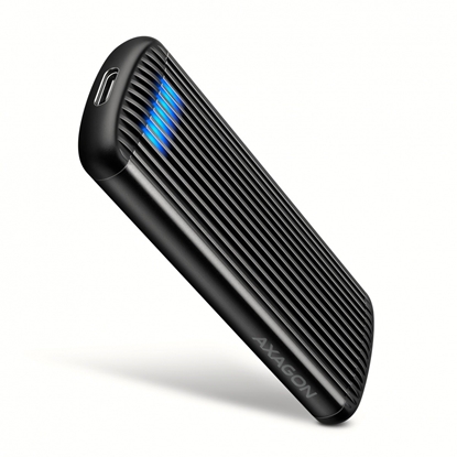 Attēls no SSD ACC ENCLOSURE M.2 NVME/USB-C EEM2-SC AXAGON