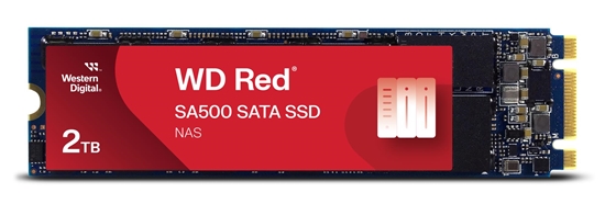 Изображение SSD|SANDISK|1300xTBW rating|MTBF 1750000 h|Read speed 560 MB/s|Write speed 530 MB/s|Serial ATA III|M.2|2000 GB|POWERED BY SANDISK|Red SA500|WDS200T1R0B