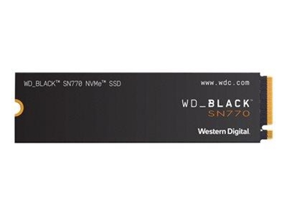 Attēls no SSD|WESTERN DIGITAL|Black SN770|250GB|M.2|PCIe Gen4|NVMe|Write speed 2000 MBytes/sec|Read speed 4000 MBytes/sec|WDS250G3X0E