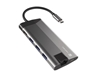 Изображение Stacja dokująca Multiport Fowler Plus USB-C PD, 3x USB 3.0, HDMI 4K, RJ45, SD, micro SD 