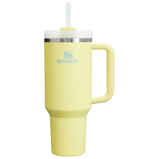 Изображение Stanley Thermos mug with straw The Quencher H2.O FlowState Tumbler 1.18L pomelo yellow-green
