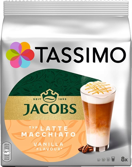 Picture of Staples Kapsuki Tassimo Jacobs Latte Macchiato Vanilla XL 8 szt.