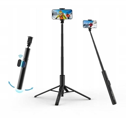 Picture of Statyw 153 cm Kijek SELFIE Stick Tripod + Uchwyt + Pilot na Telefon ULANZI / MT86