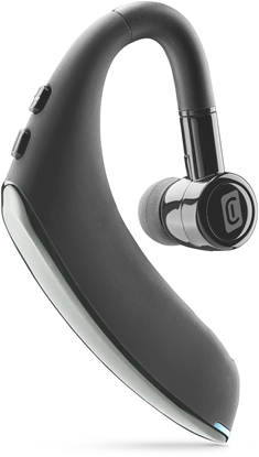 Изображение Suchawki Bluetooth headset Cellularline Bold o ergonomicznym ksztacie czarny