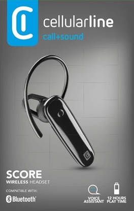 Изображение Suchawki Bluetooth headset Cellularline SCORE czarny